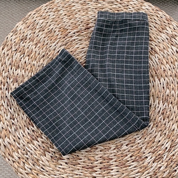 J Jill Ponte Windowpane Full Leg Crop - Picture 2 of 11